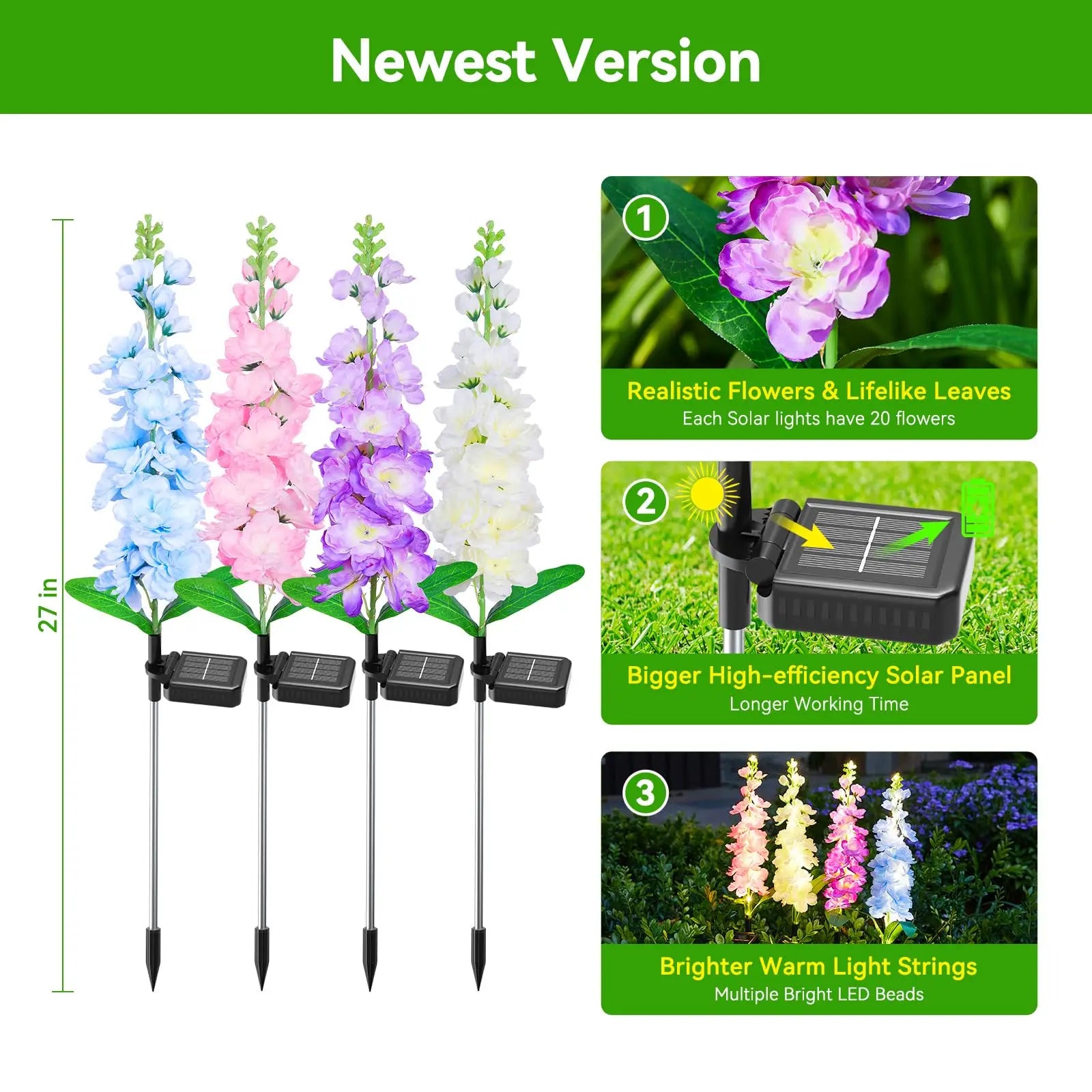 Solar Garden Lights waterproof