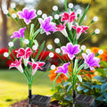 Solar Firefly Swaying Light with Colorful LED Lily Flower