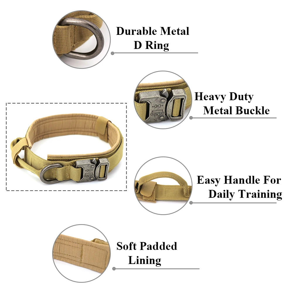 Adjustable Dog Training Collar  And Leash Set