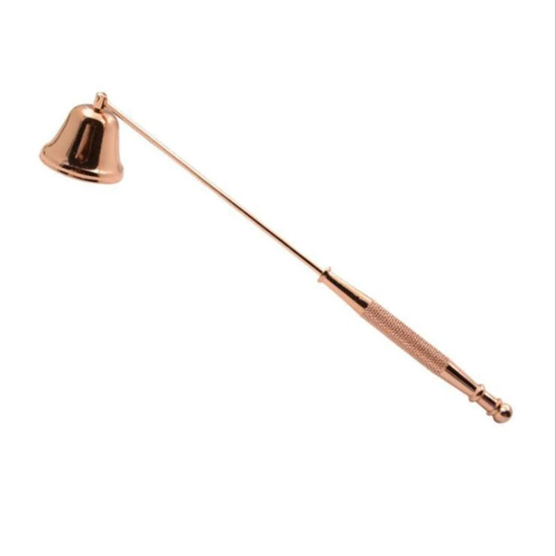 Candle Damper, Stainless Tool Long Handle Bell Candle Extinguisher