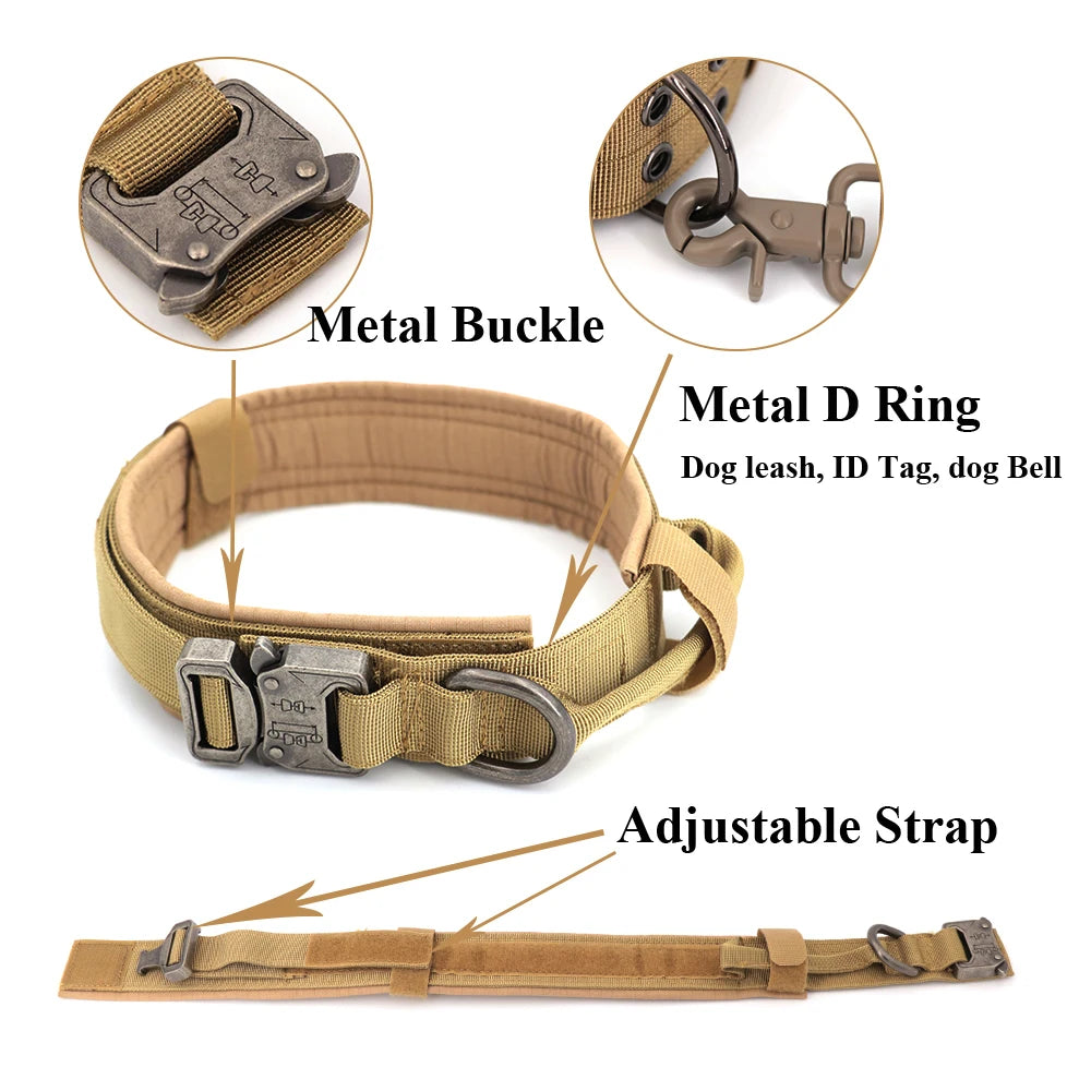 Large & Medium Dog Harness, Collar, & Leash Set
