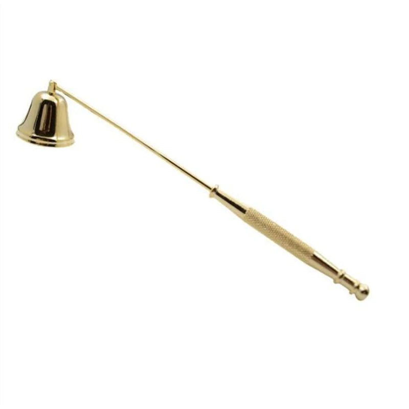 Candle Damper, Stainless Tool Long Handle Bell Candle Extinguisher