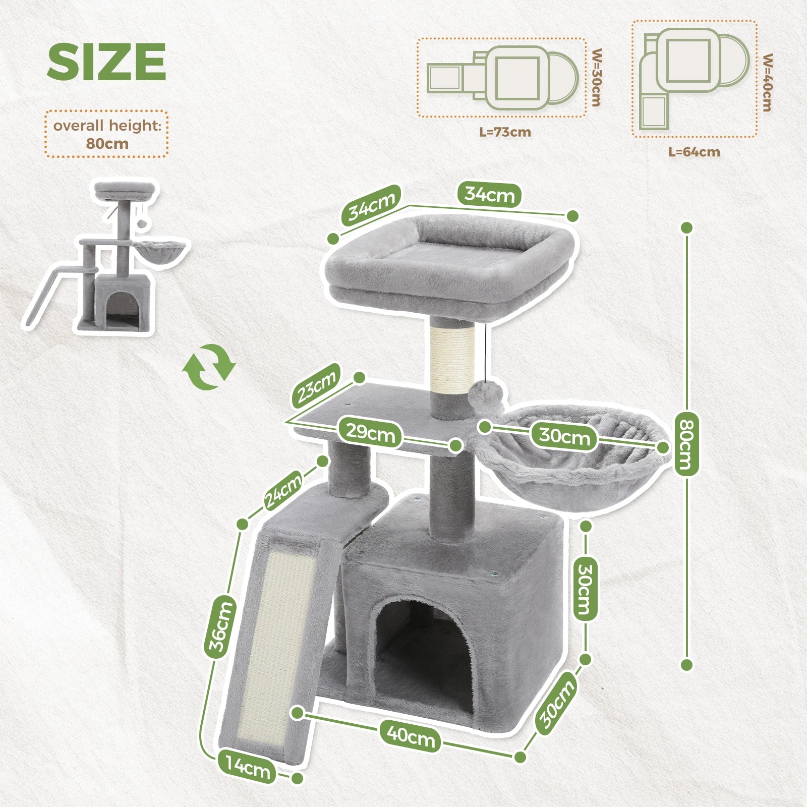 Cat tree/ Tower for Indoor Cats