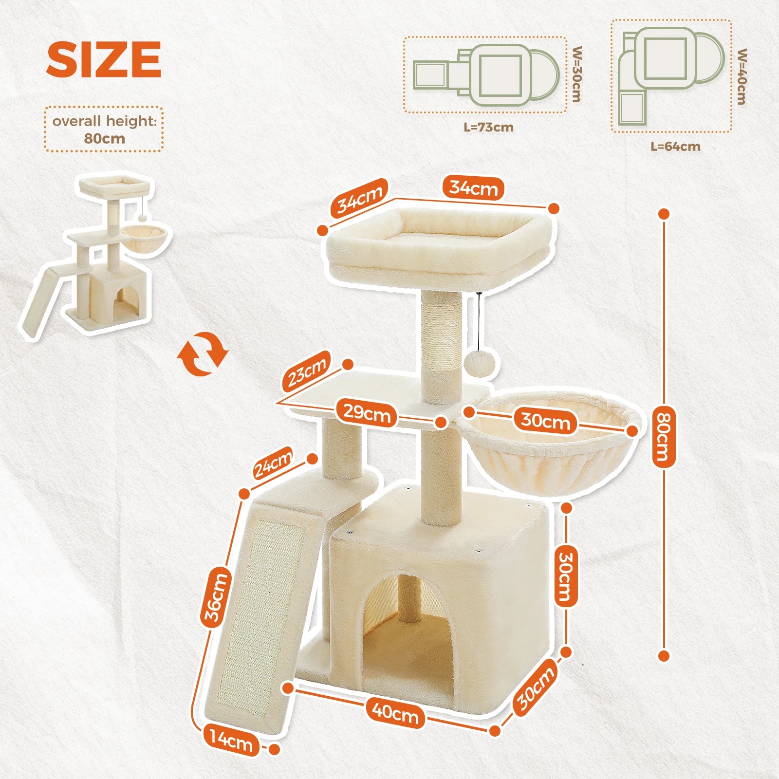 Cat tree/ Tower for Indoor Cats