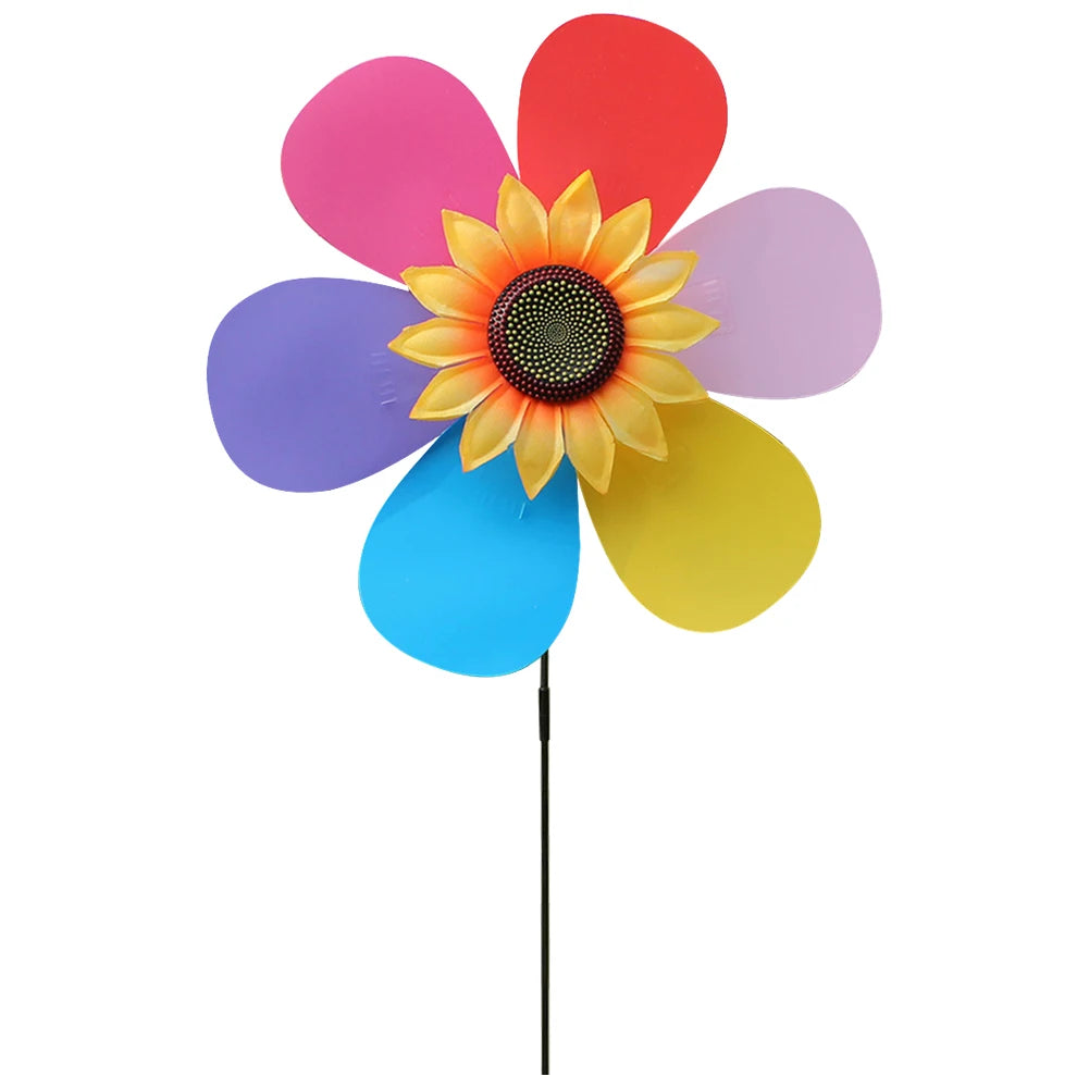 Colorful Sunflower Wind Spinner