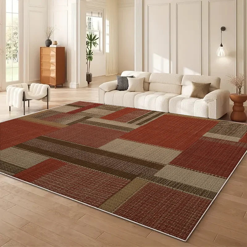 Wabi-Sabi Style Living Room Area Rug