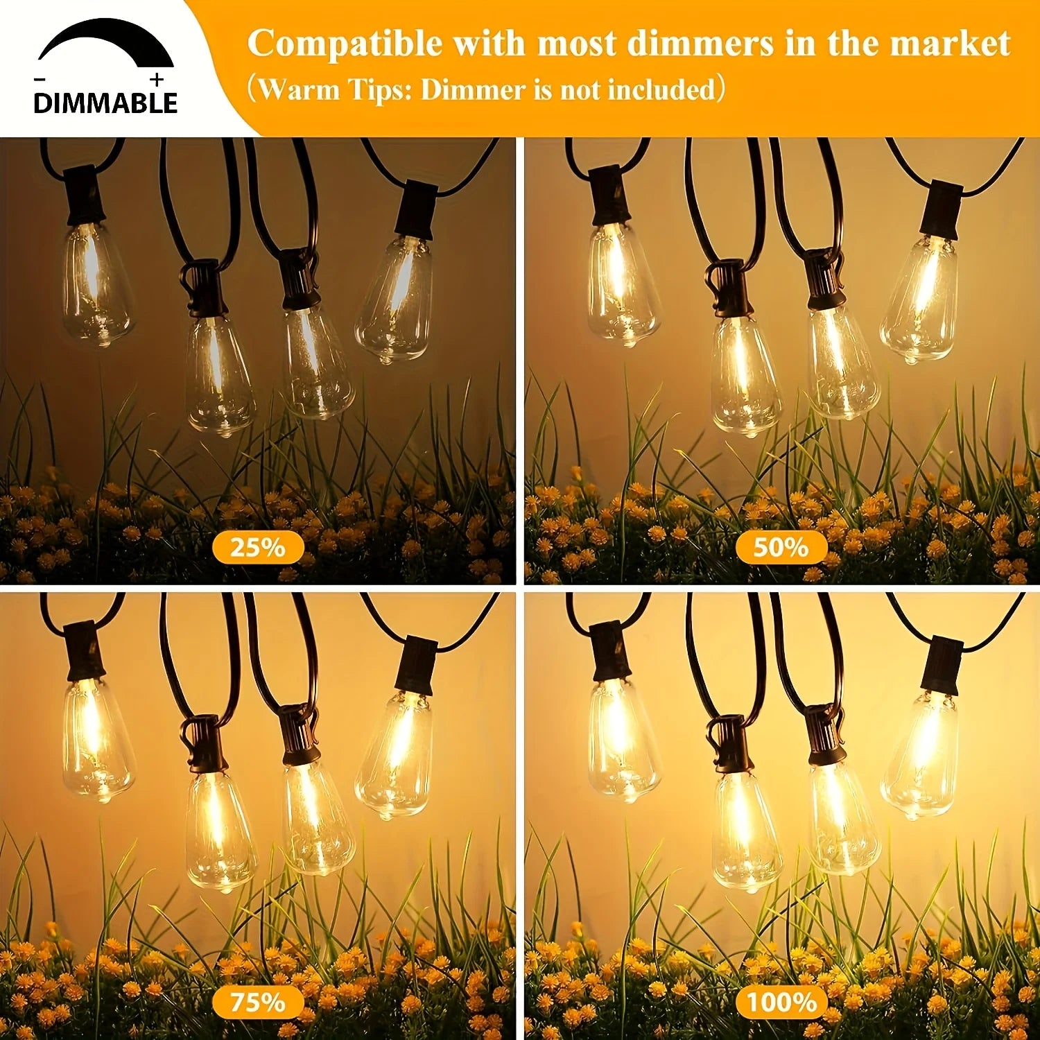 LED Outdoor String Lights