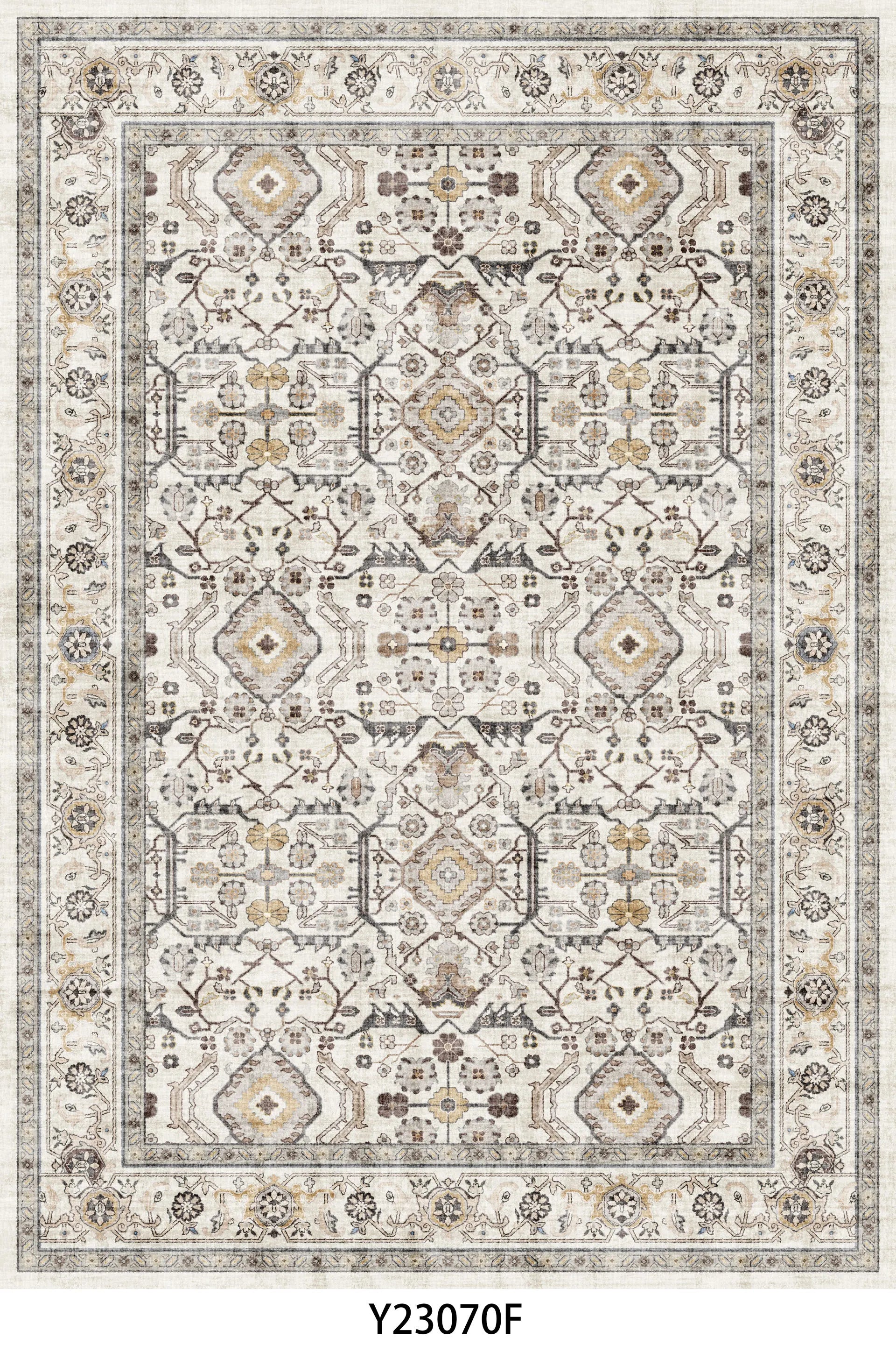 Washable Turkish Persian Area Rug