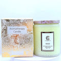 Glass Scented Soy Wax Aromatherapy Candle | 5 Scents | 40 Hour Long Burn