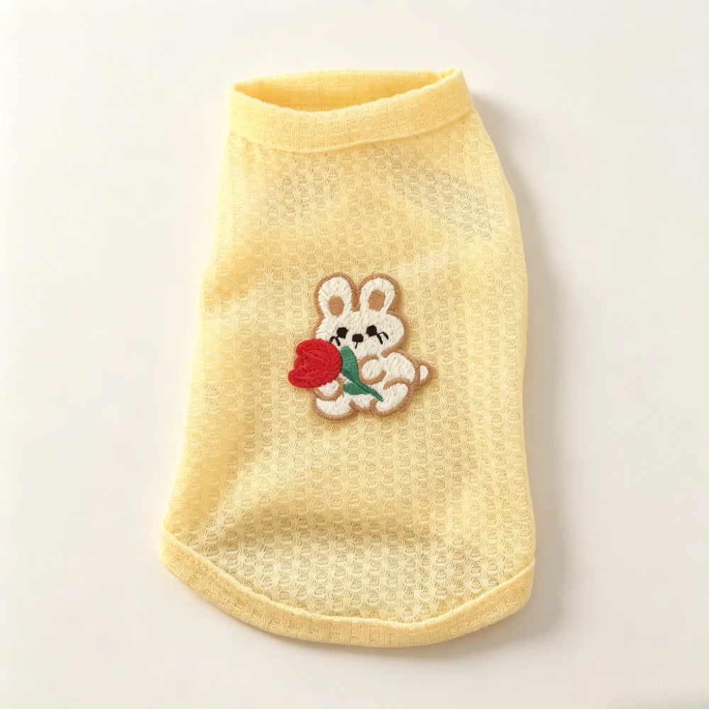 Breathable Waffle Knit Pet Outfit