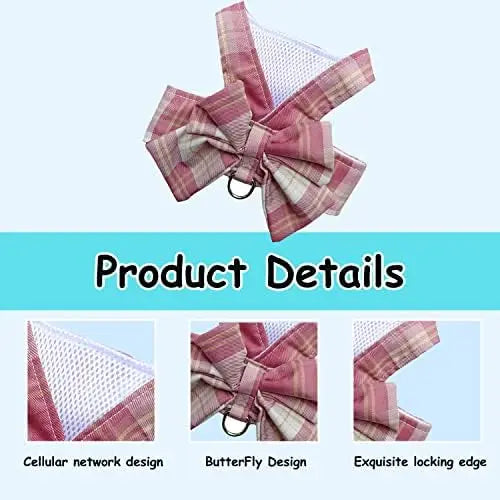 Cute Pet Harness & Dress Set