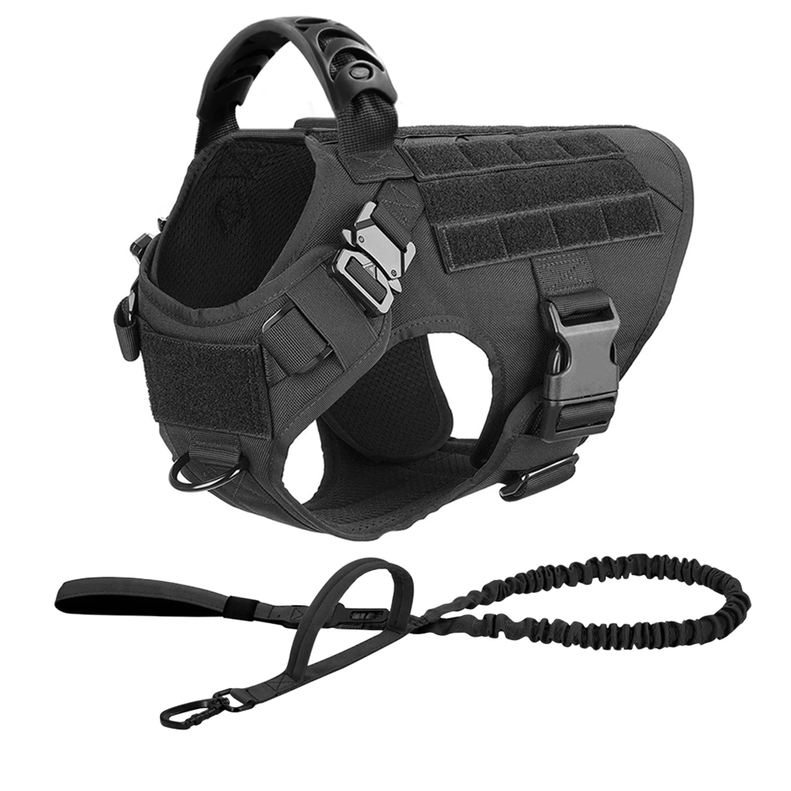 Large & Medium Dog Harness, Collar, & Leash Set
