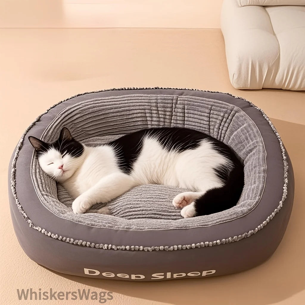 Pet Bed Round Soft Washable