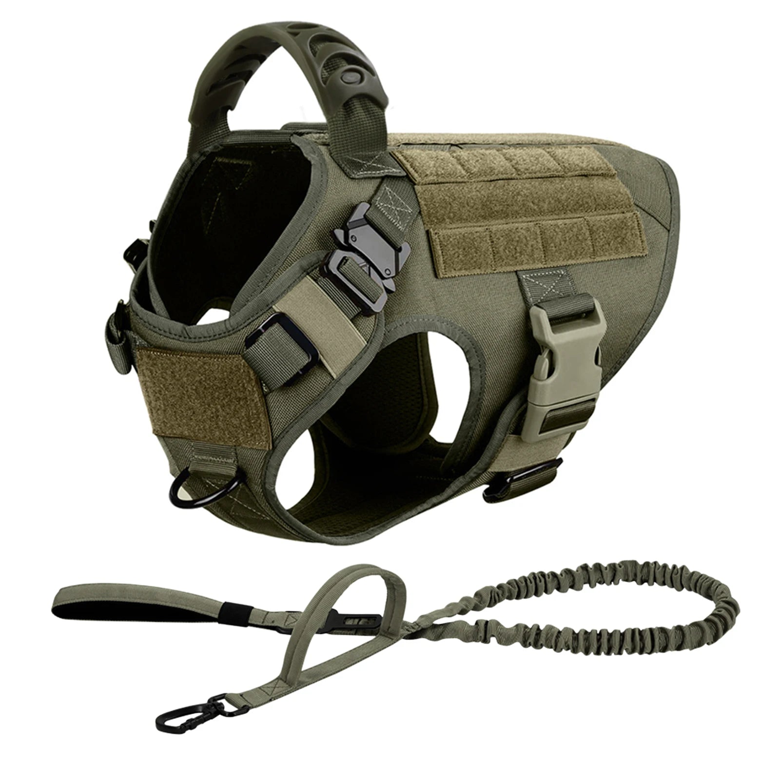 Large & Medium Dog Harness, Collar, & Leash Set