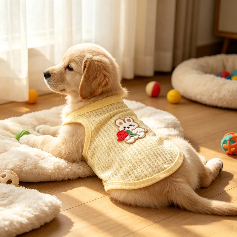 Breathable Waffle Knit Pet Outfit