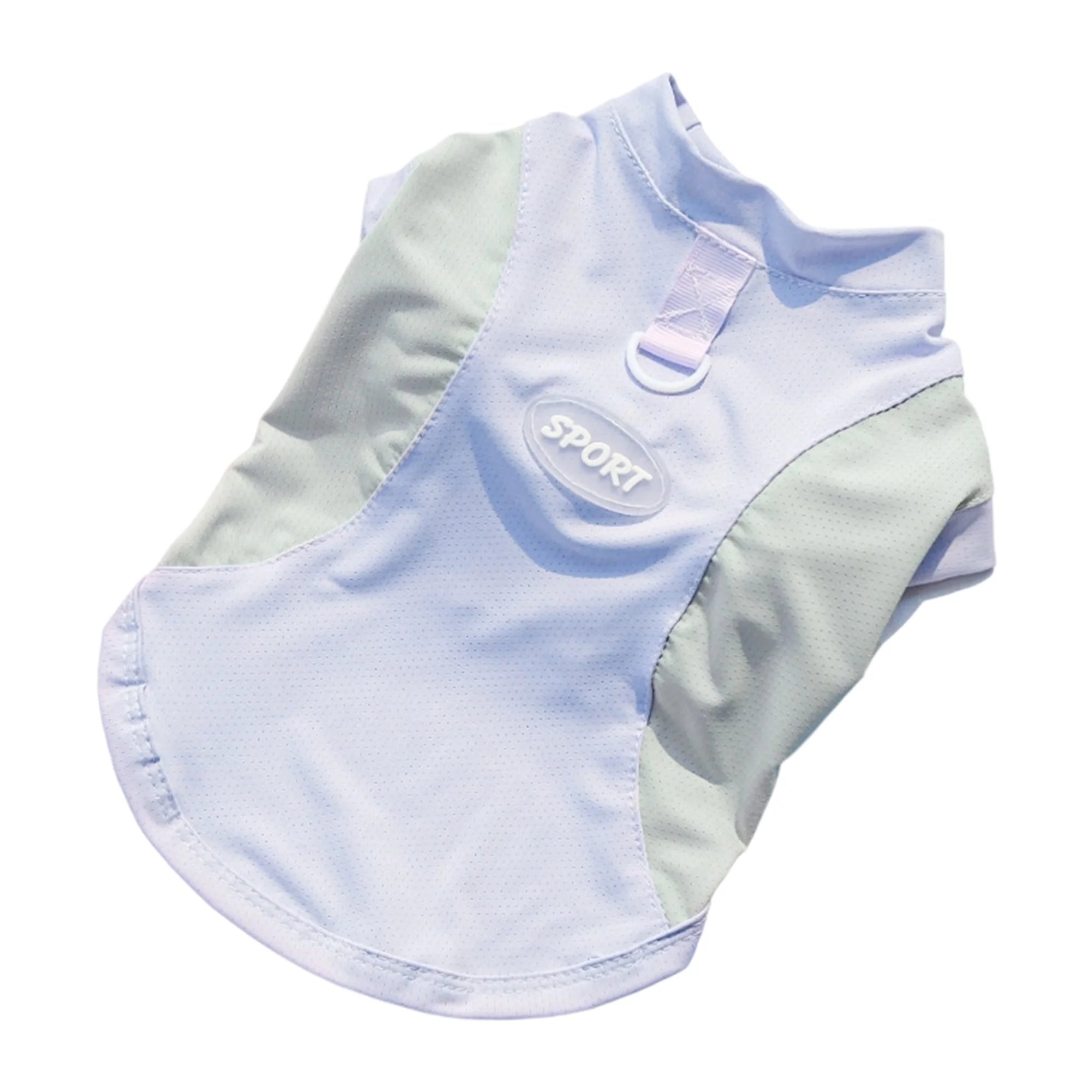 Breathable Cooling T-Shirt with Ice Silk Material for Pets