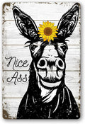 Black Metal Tin Sign