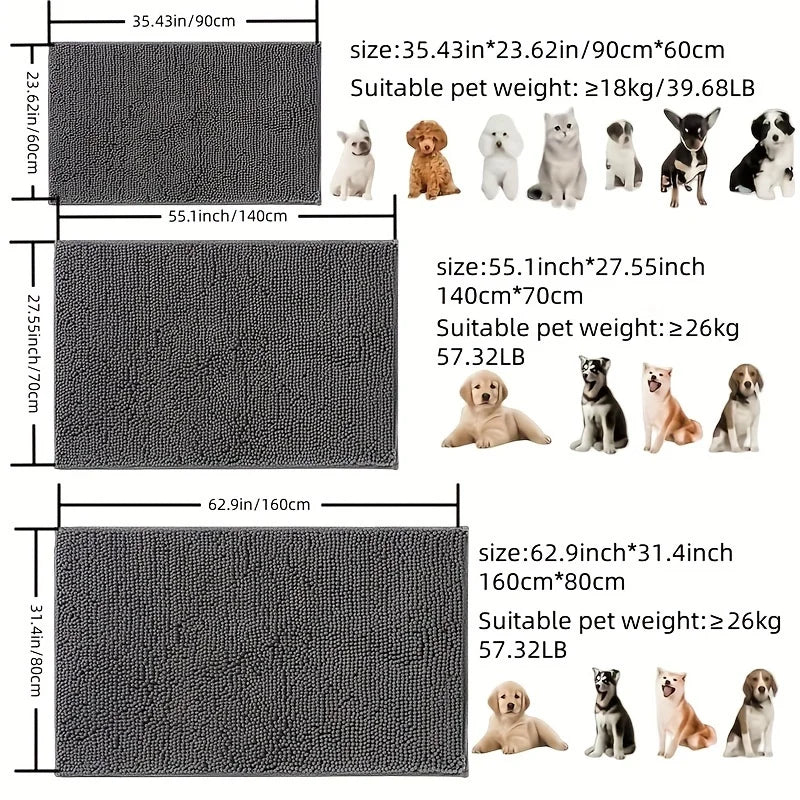 Door Mud Mat For Muddy Paws or shower mat