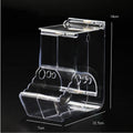 Hamster Rabbit  Guinea Pigs Clear Plastic Automatic Pet Feeder