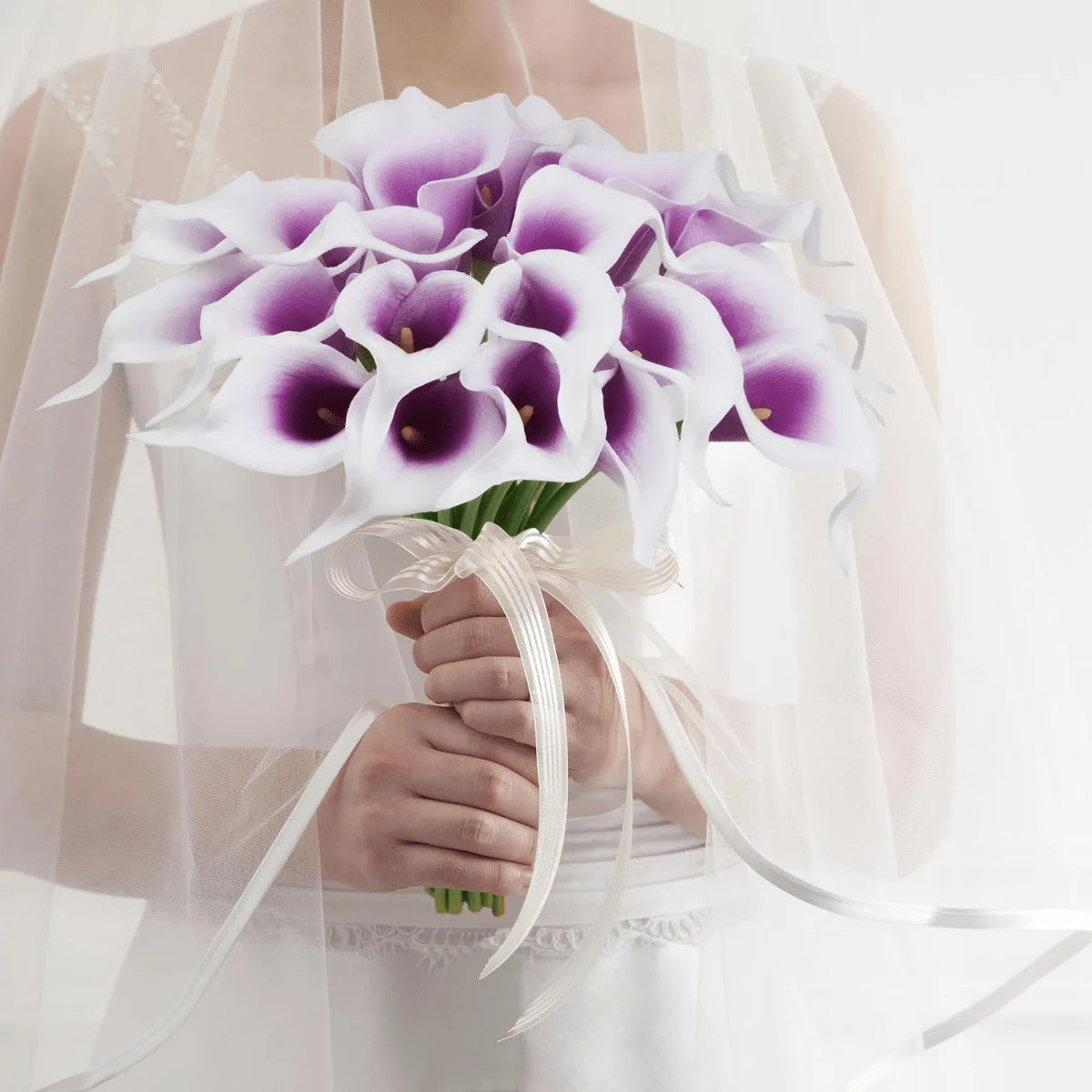 10PCS Artificial Flowers Calla Lily Bouquet