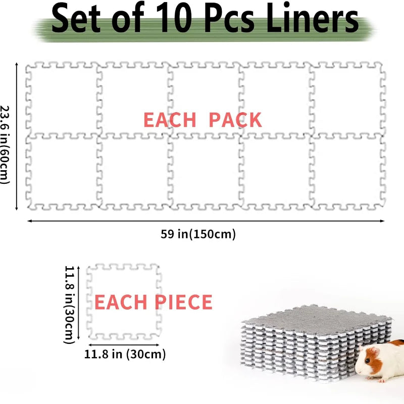 30*30cm 1-10Pcs Guinea Pig Hamster Rabbit Sleeping Pad