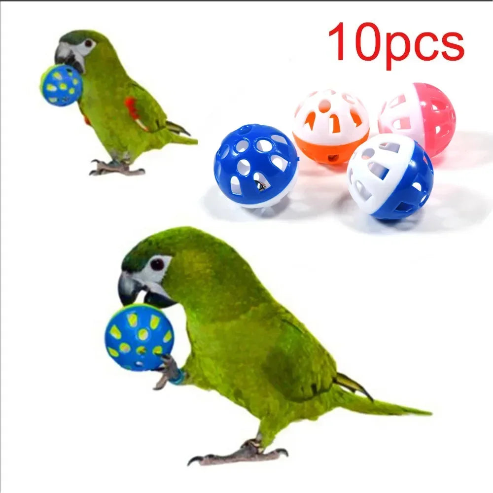 10pcs Pet Parrot, Parakeet, Cockatiel, Cat, Toy