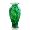 11.5Inch Glass Flower Vase for Shelf Decor, Living Room Decor, Centerpieces