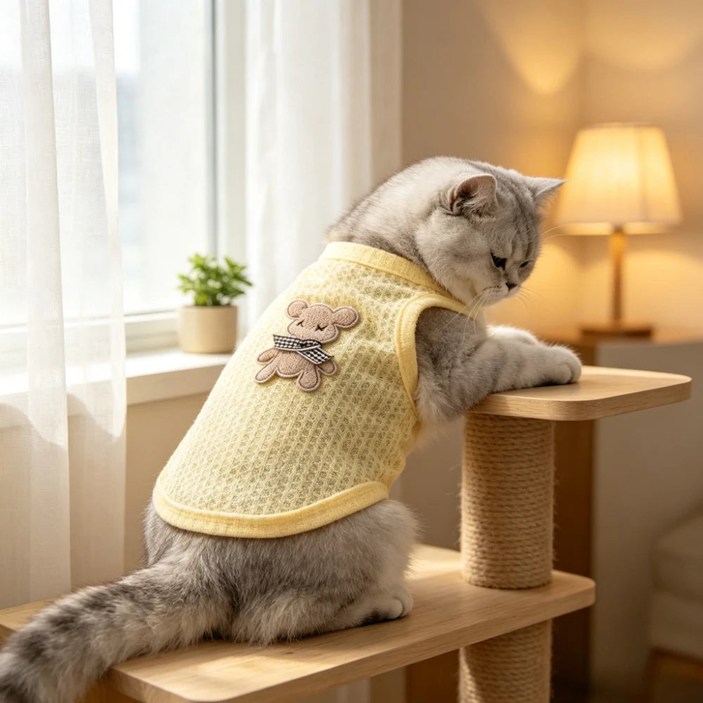 Waffle Knit Pet Outfit