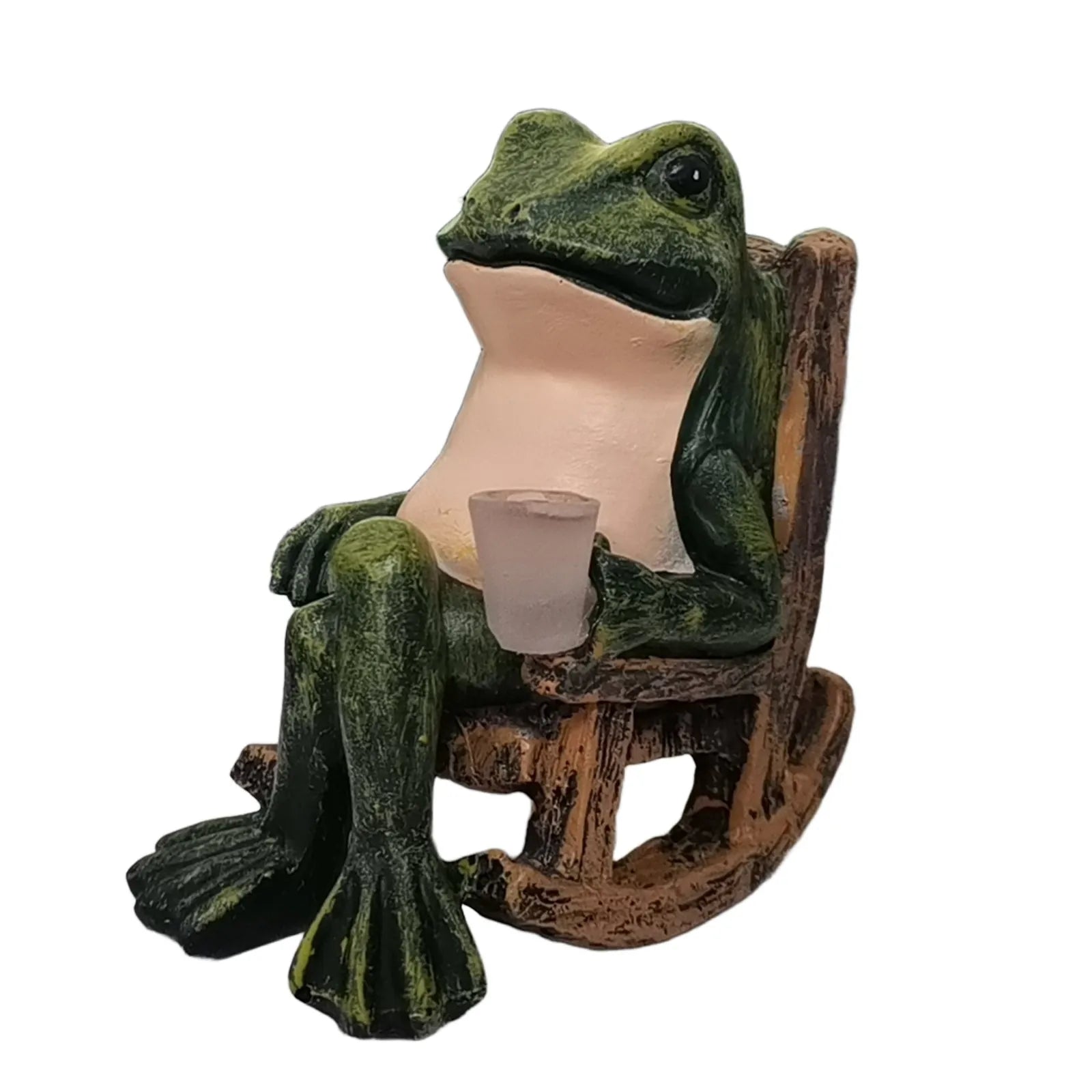 Humorous Leisurely Little Frog Solar Night Light