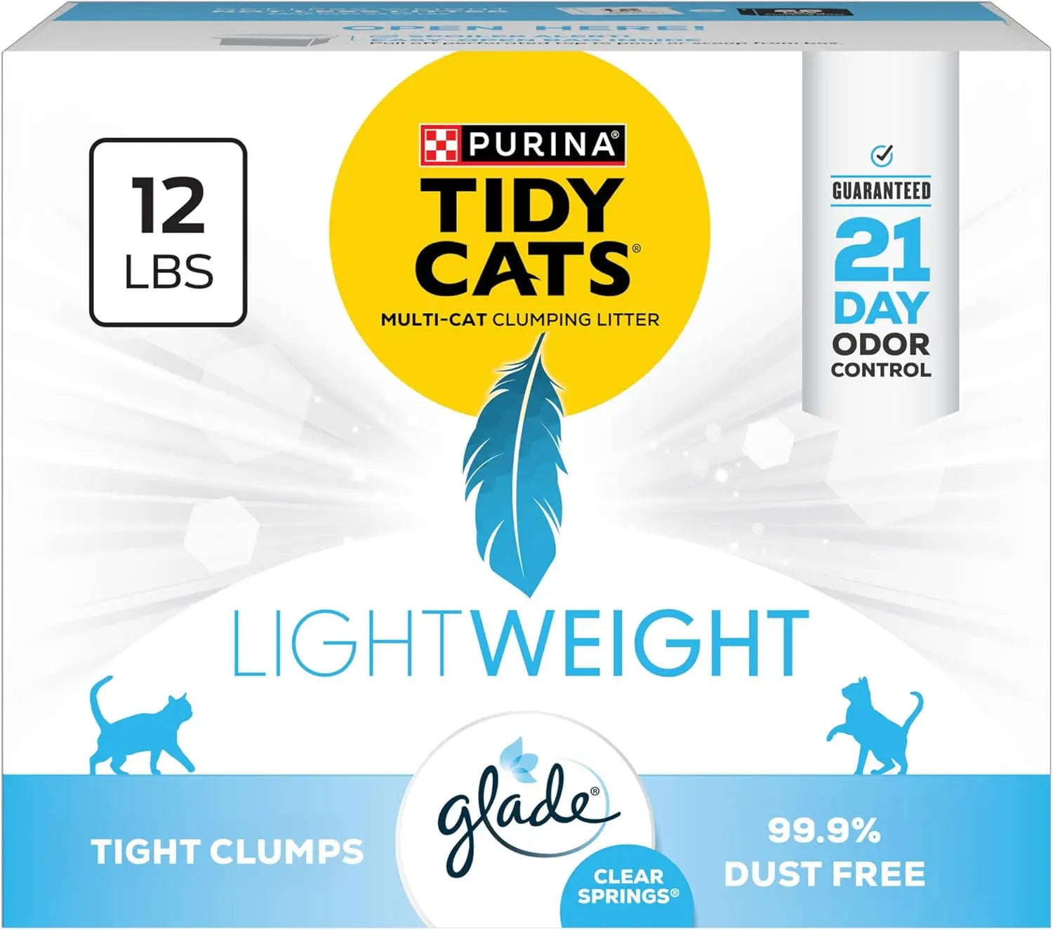 Lightweight Multi-Cat Clumping Litter - 12 lb Box