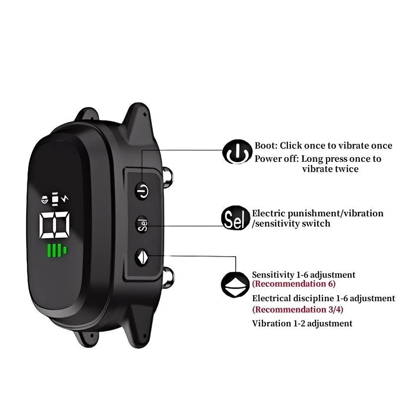 Waterproof, Rechargeable Anti-Bark Collar For Small-Medium Dog