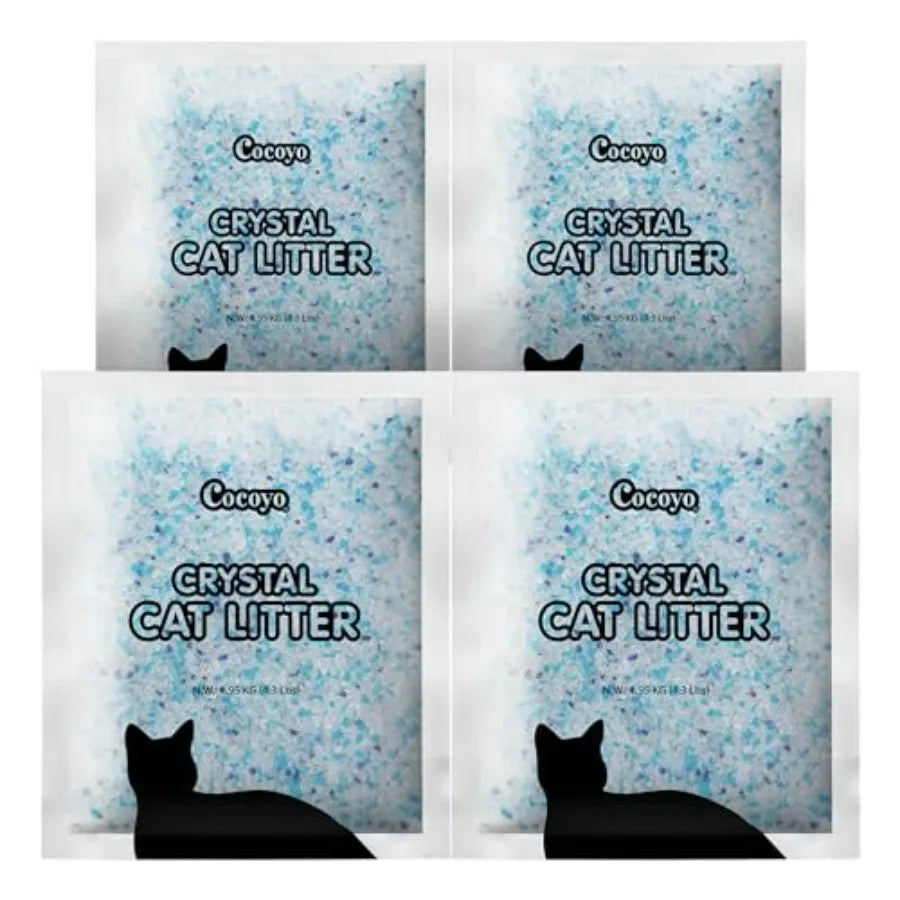 Crystal Cat Litter, 17.2 Lbs Value Pack 4.3 Lbs x 4