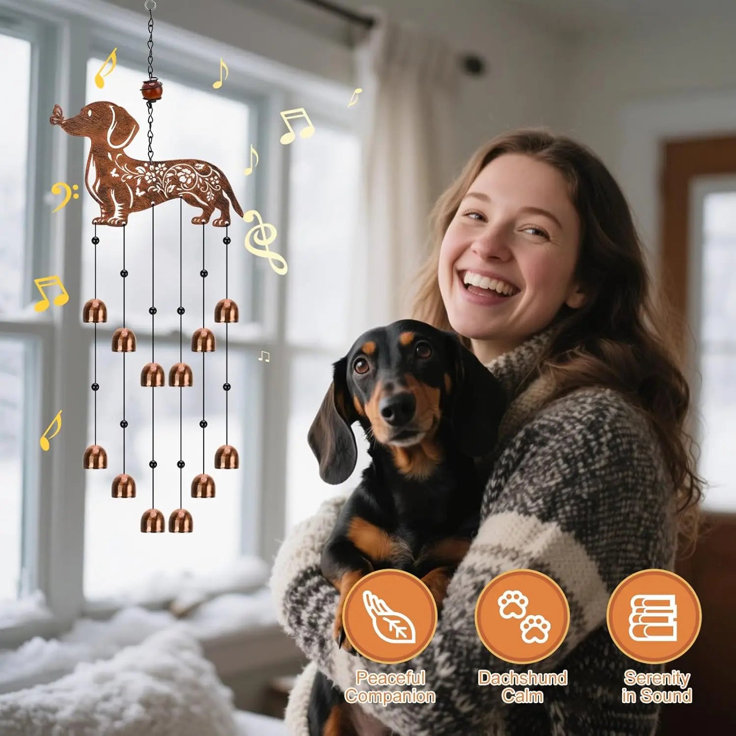 Dachshund Wind Chime