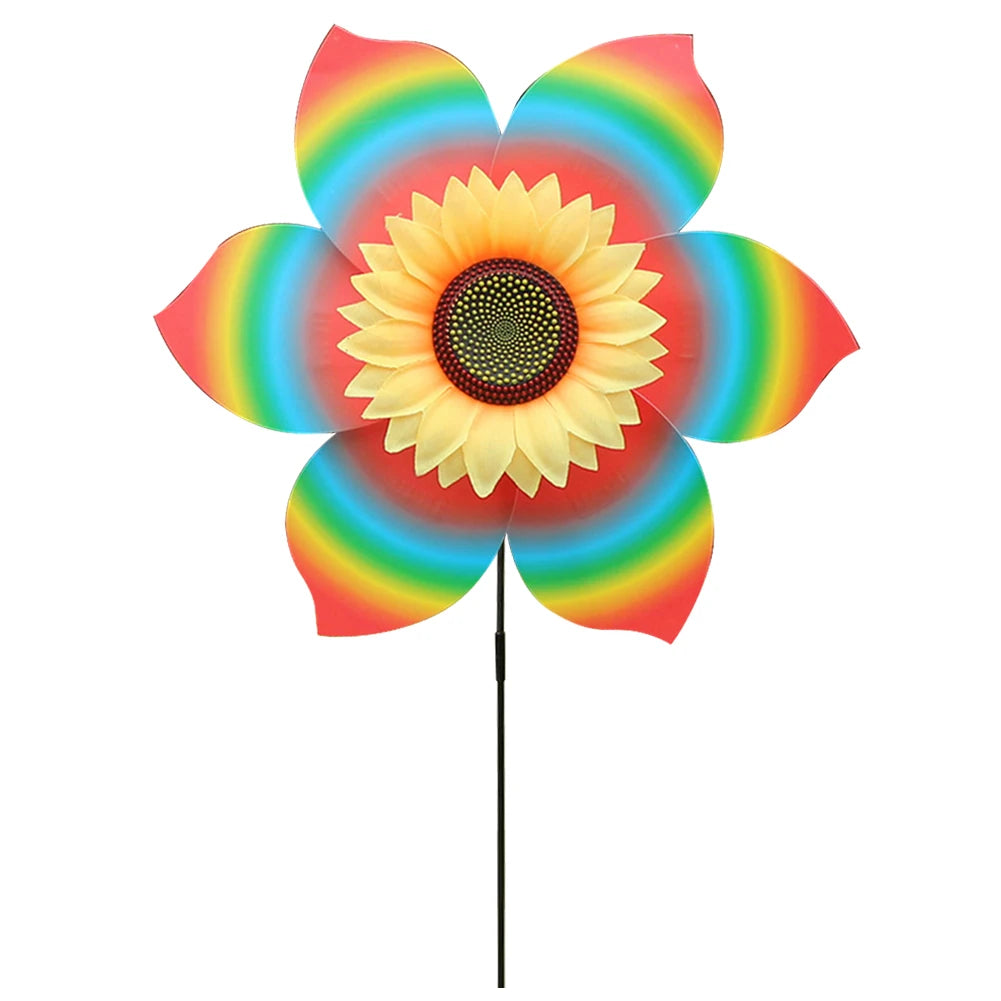 Colorful Sunflower Wind Spinner