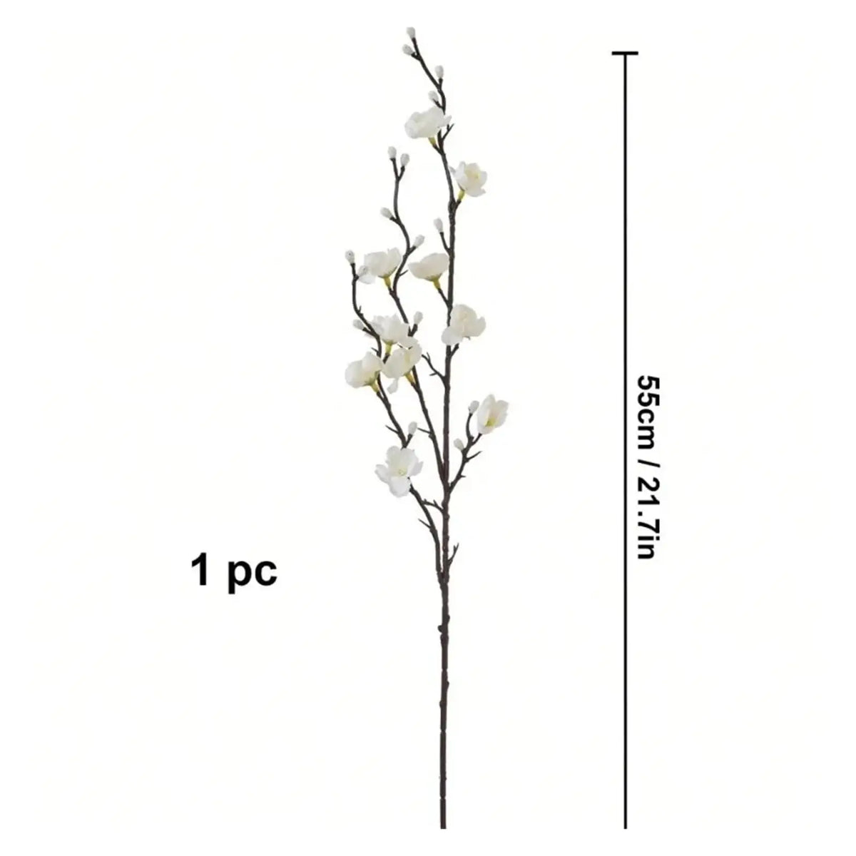 Plum Blossom 21.7'' Wintersweet Long Stem Artificial Flowers
