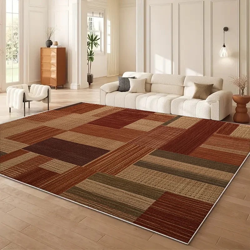 Wabi-Sabi Style Living Room Area Rug