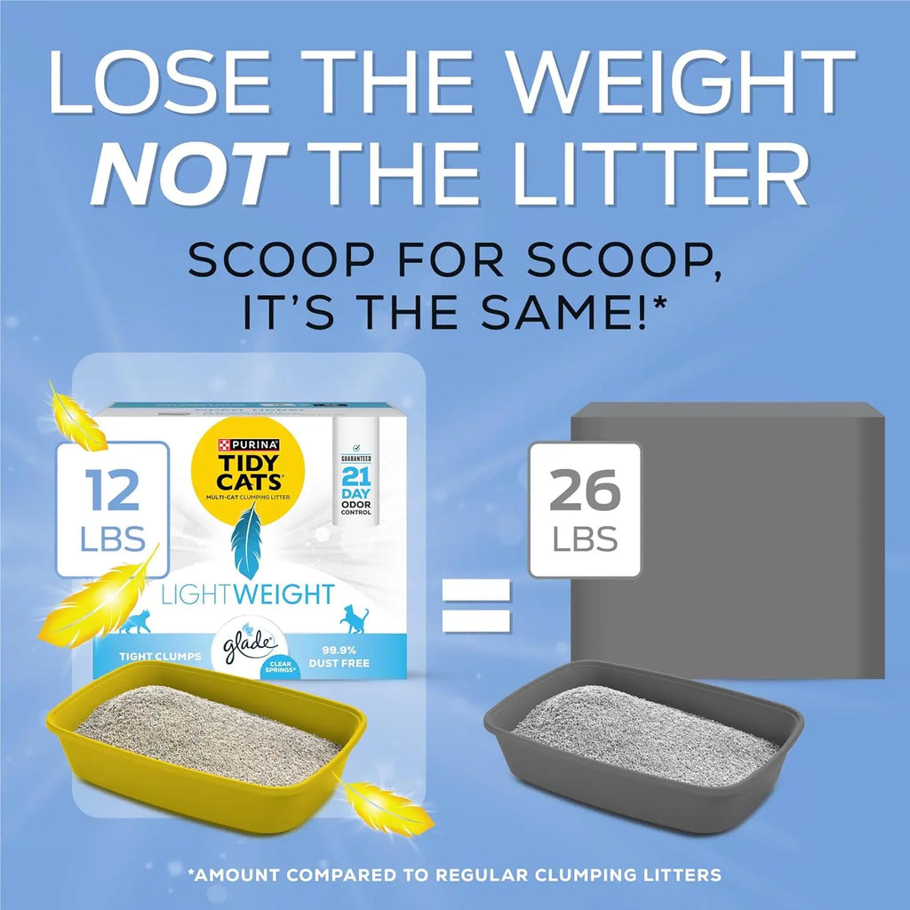 Lightweight Multi-Cat Clumping Litter - 12 lb Box