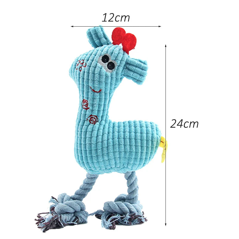 Plush Flamingo Pet Squeaky Toy