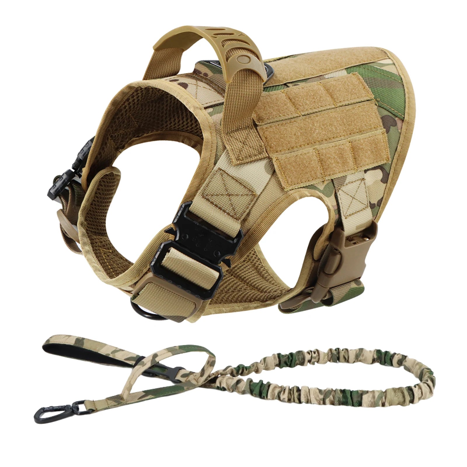Large & Medium Dog Harness, Collar, & Leash Set
