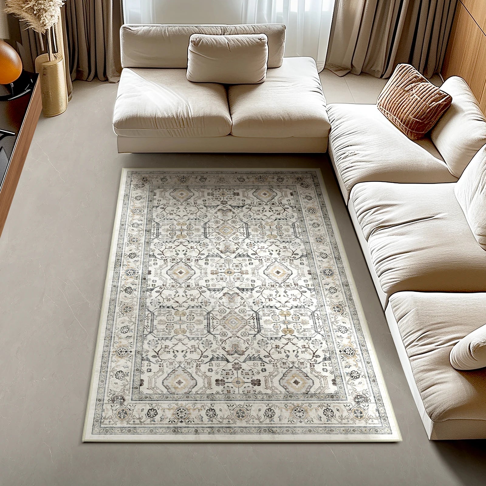 Washable Turkish Persian Area Rug