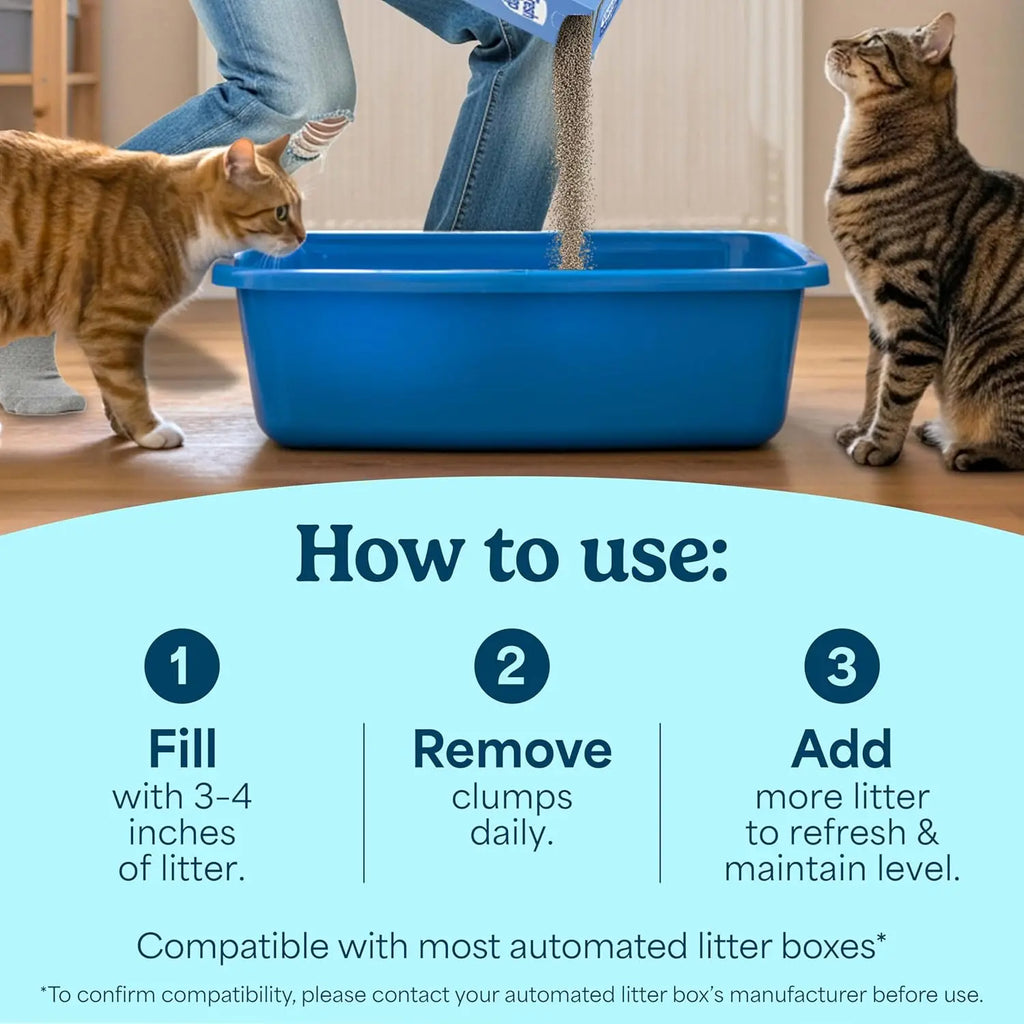 Clumping Cat Litter for Multi-Cat Homes, 14 lb