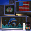 Smart LED Curtain Lights, RGB+IC Color Changing,  APP Remote Control
