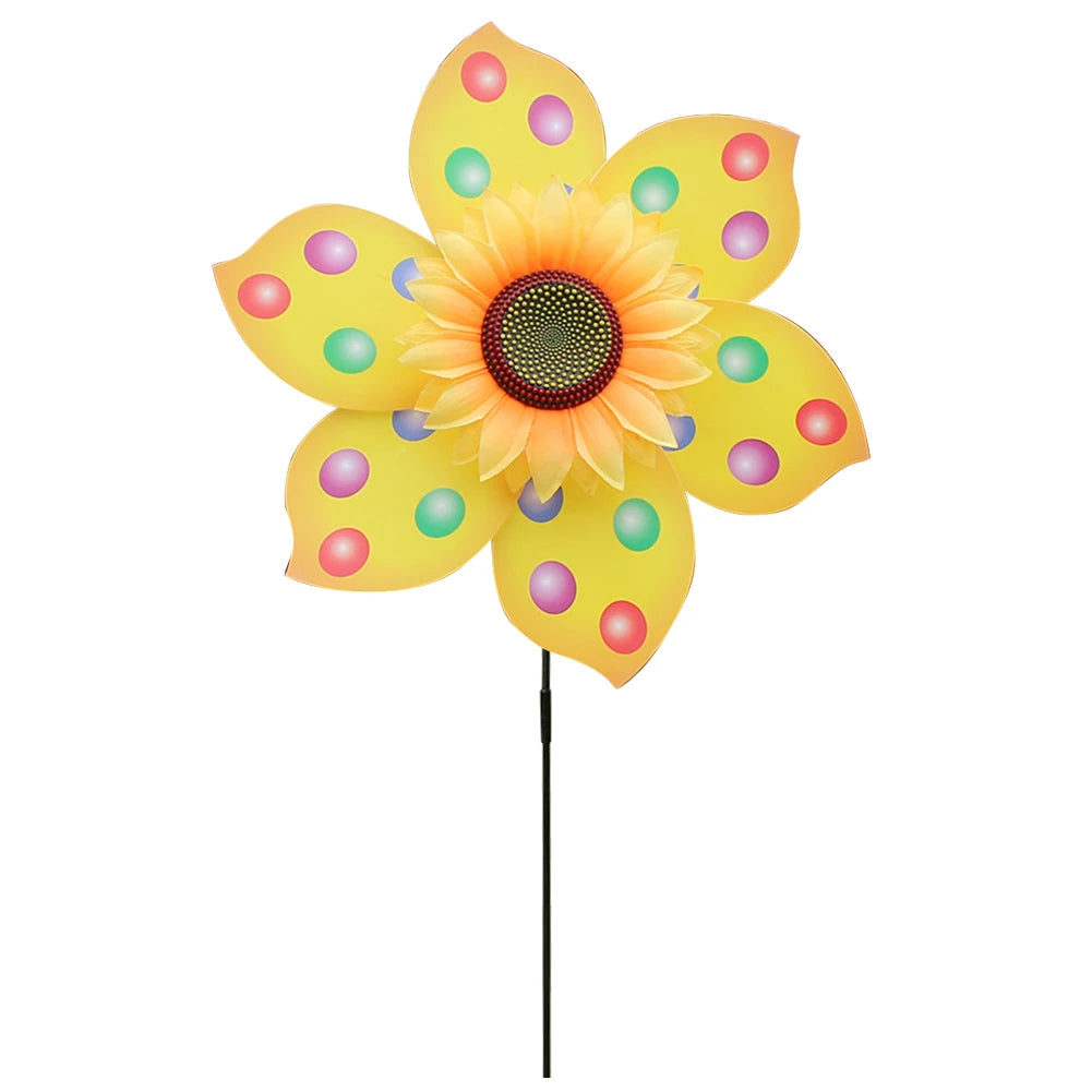 Colorful Sunflower Wind Spinner