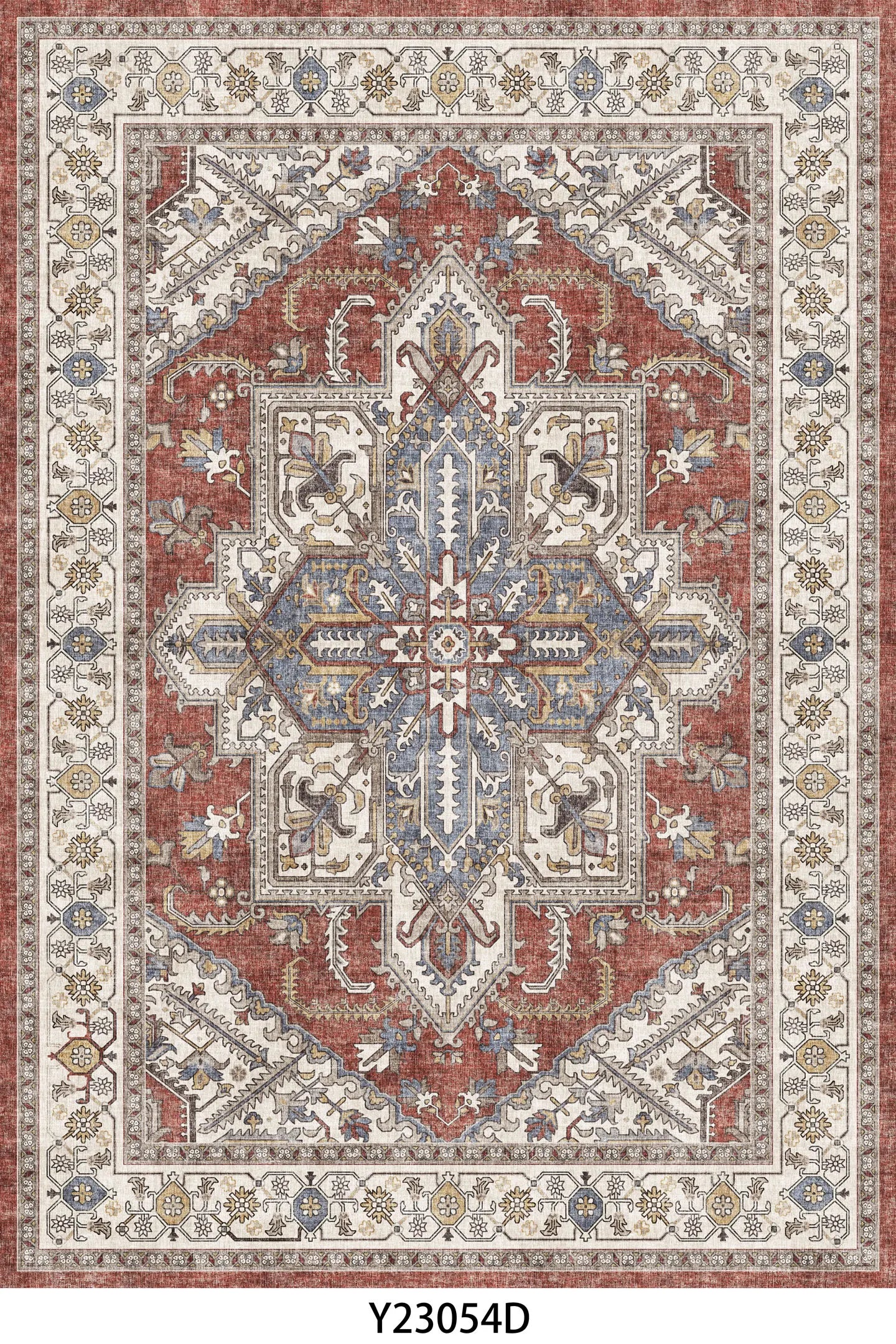 Washable Turkish Persian Area Rug
