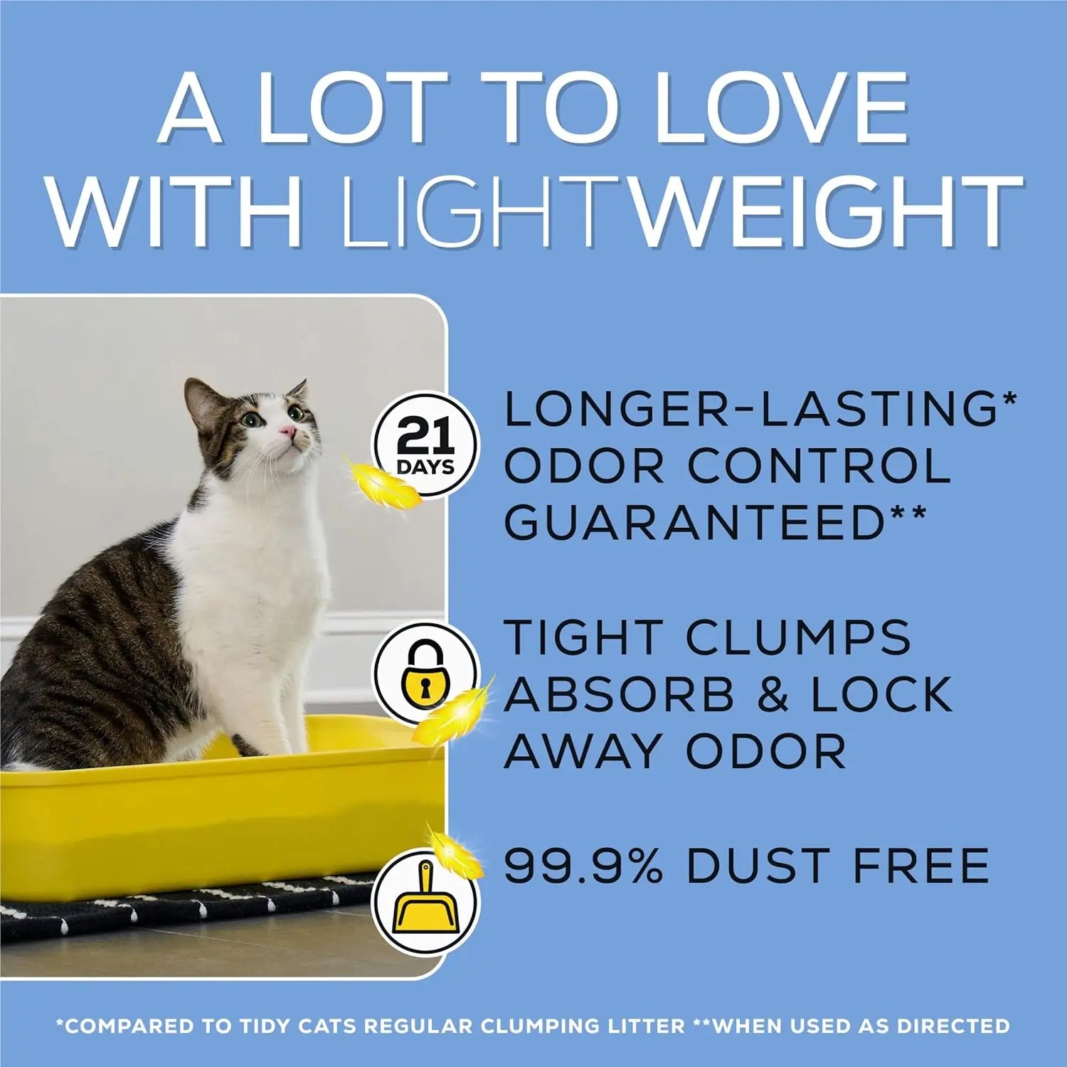 Lightweight Multi-Cat Clumping Litter - 12 lb Box