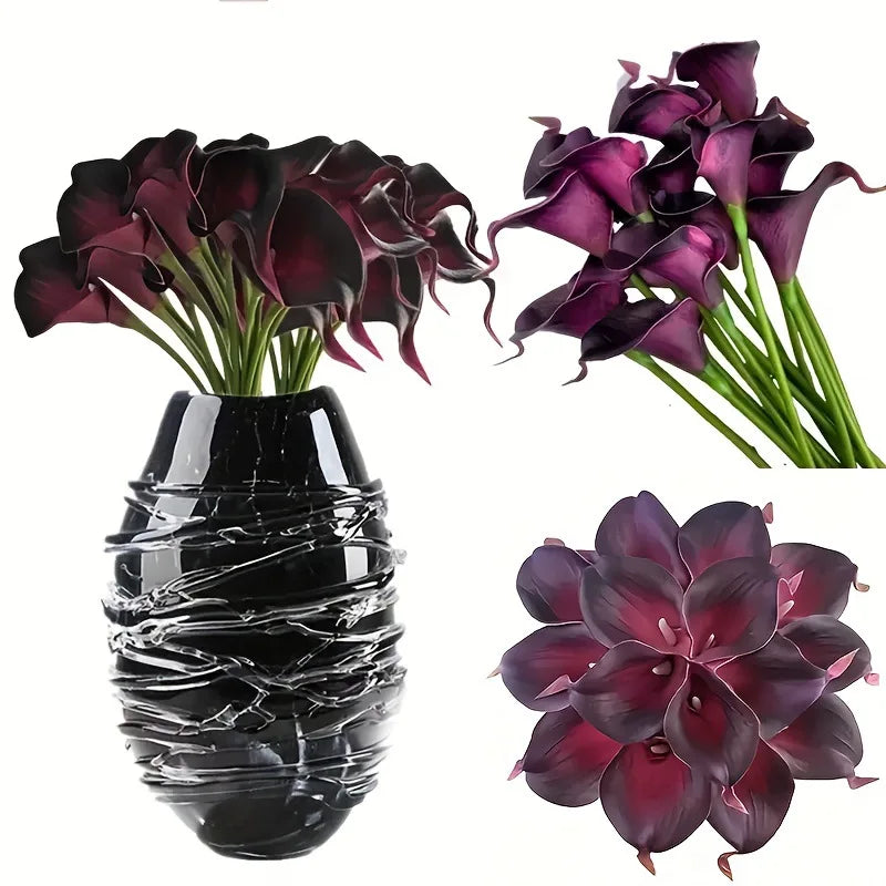 10PCS Artificial Calla Lily Flower Bouquet
