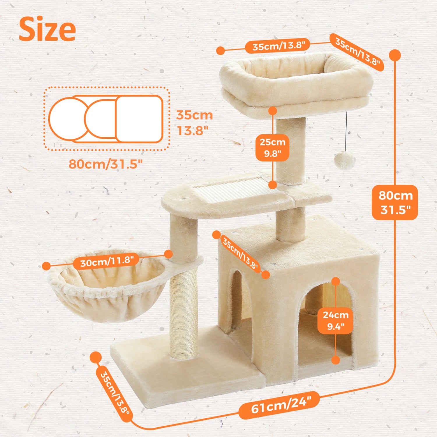 Cat tree/ Tower for Indoor Cats