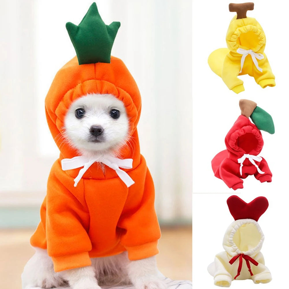 Cute Fruit Pet Clothing Puppy Cat Costume