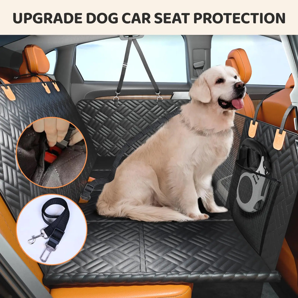 Rear Dog Seat Cover, Hard Bottom Rear Seat Extender