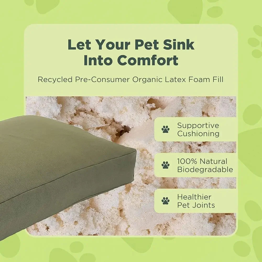 Compact Organic Hemp Dog Bed